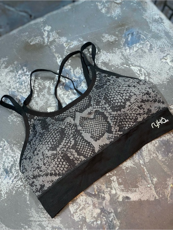 Ryka Other - Ryka Snakeskin Animal Print Sports Bra